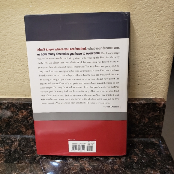 It's your time hardcover book by Joel Osteen.  305pgs. - Picture 3 of 4